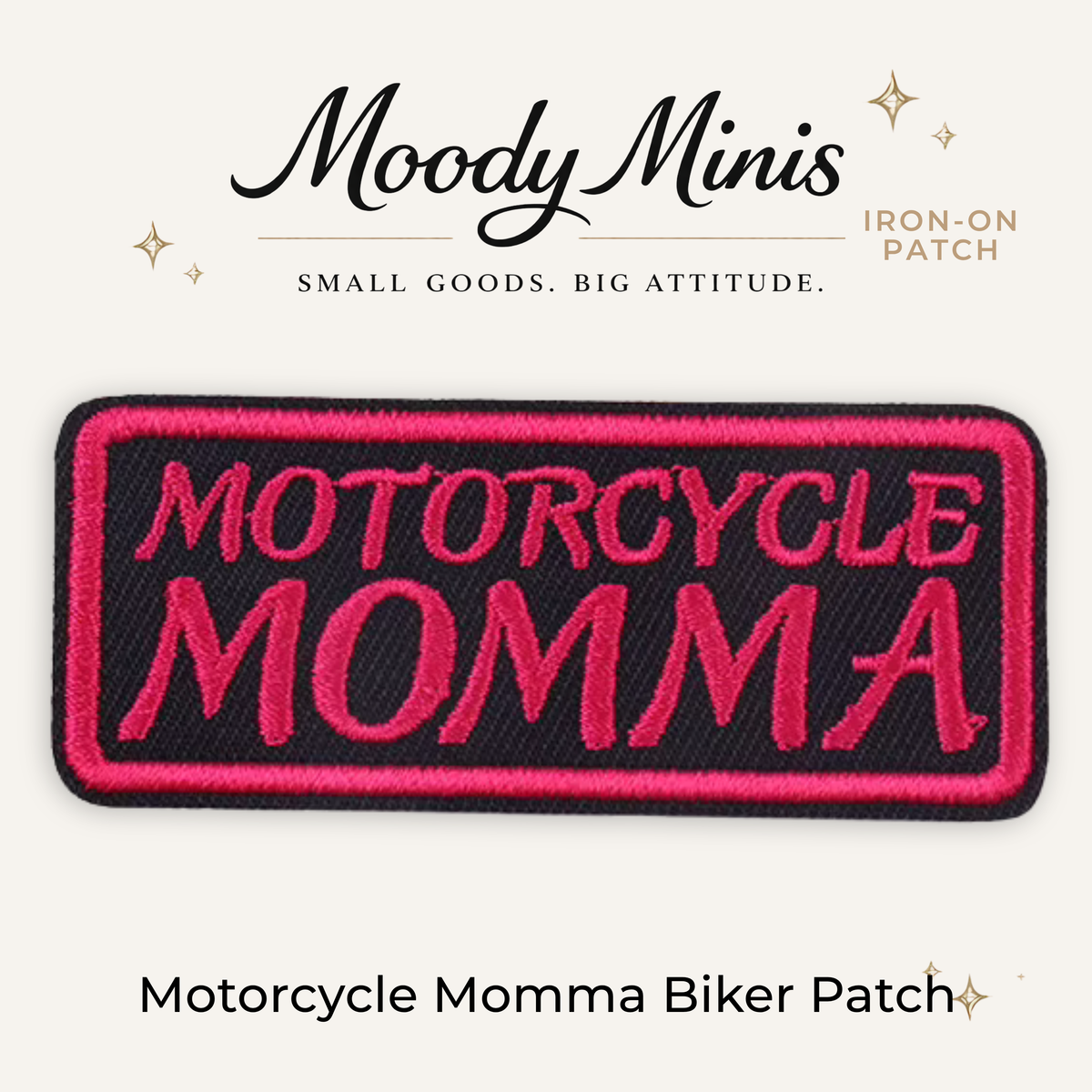 Motorcycle Mama Biker Patch Embroidered Patch
