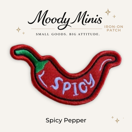Spicy Pepper Embroidered Patch- RTS