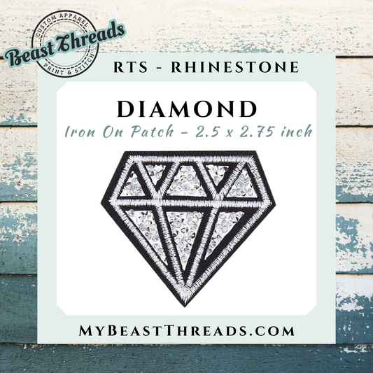 Diamond Rhinestone Patch- RTS