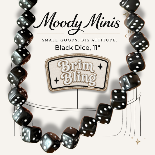 Black Dice - 11 Inch Hat Chain