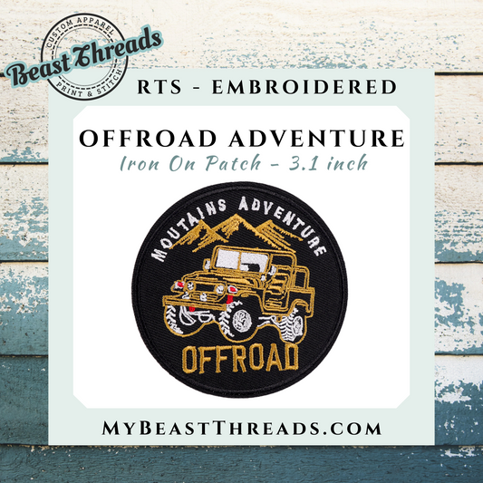 Offroad Adventure Embroidered Patch