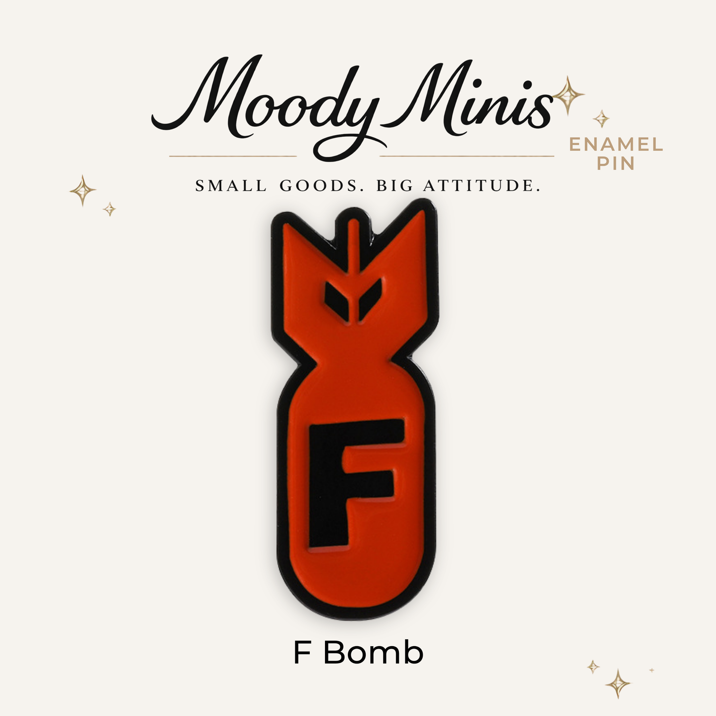 F Bomb Enamel Pin