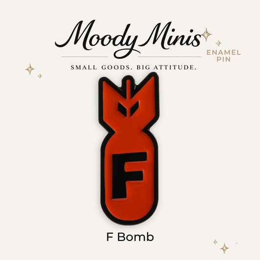 F Bomb Enamel Pin