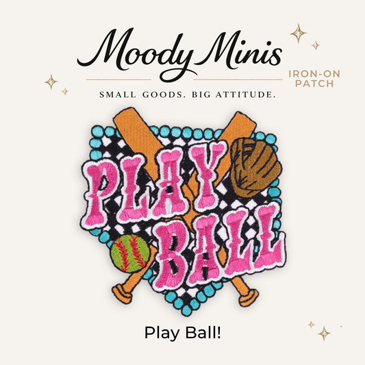 Play Ball! Embroidered Patch