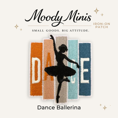 Dance Ballerina Embroidered Patch