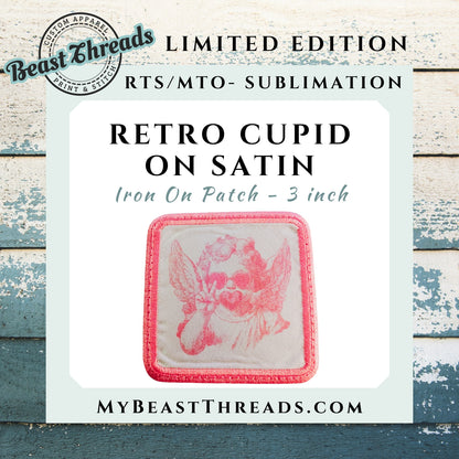 Retro Cupid Sublimation Patch - RTS/MTO
