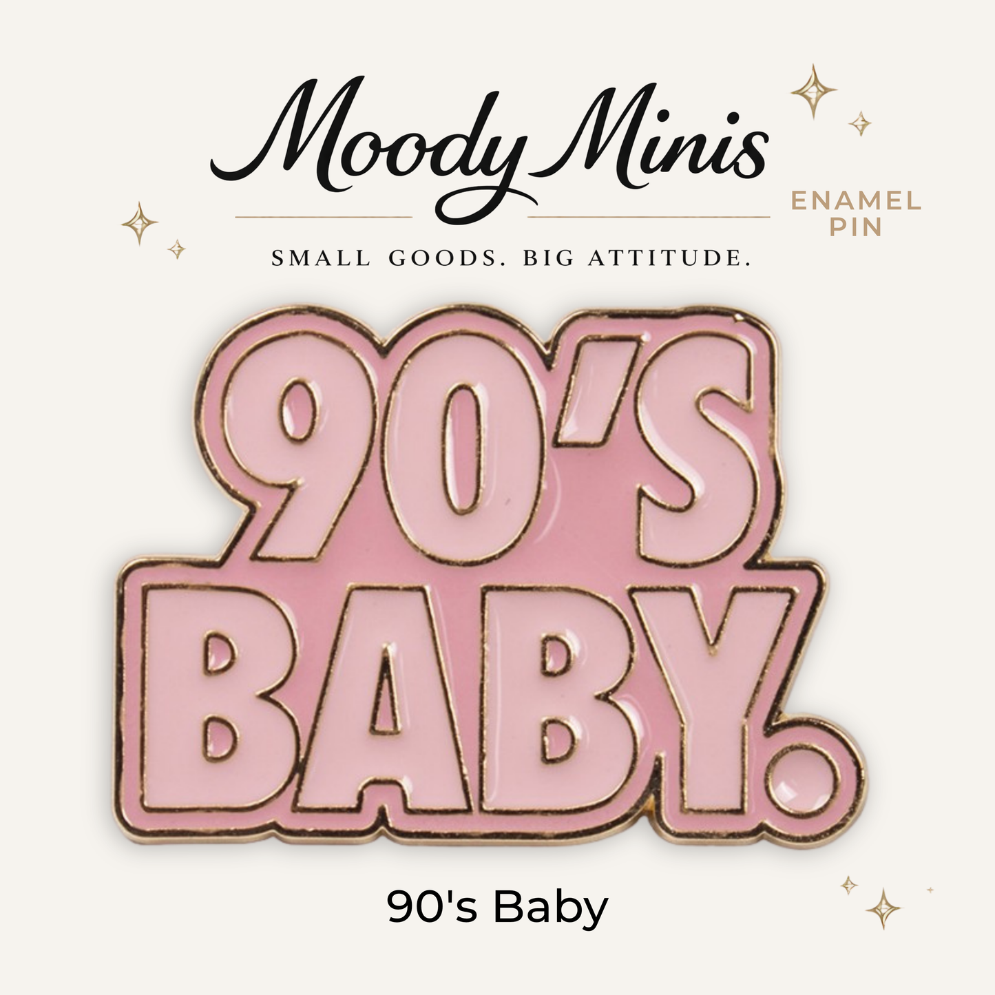 90's Baby Enamel Pin