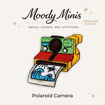 Polaroid Camera Embroidered Patch