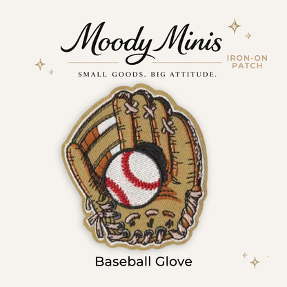 Baseball Glove Embroidered Patch