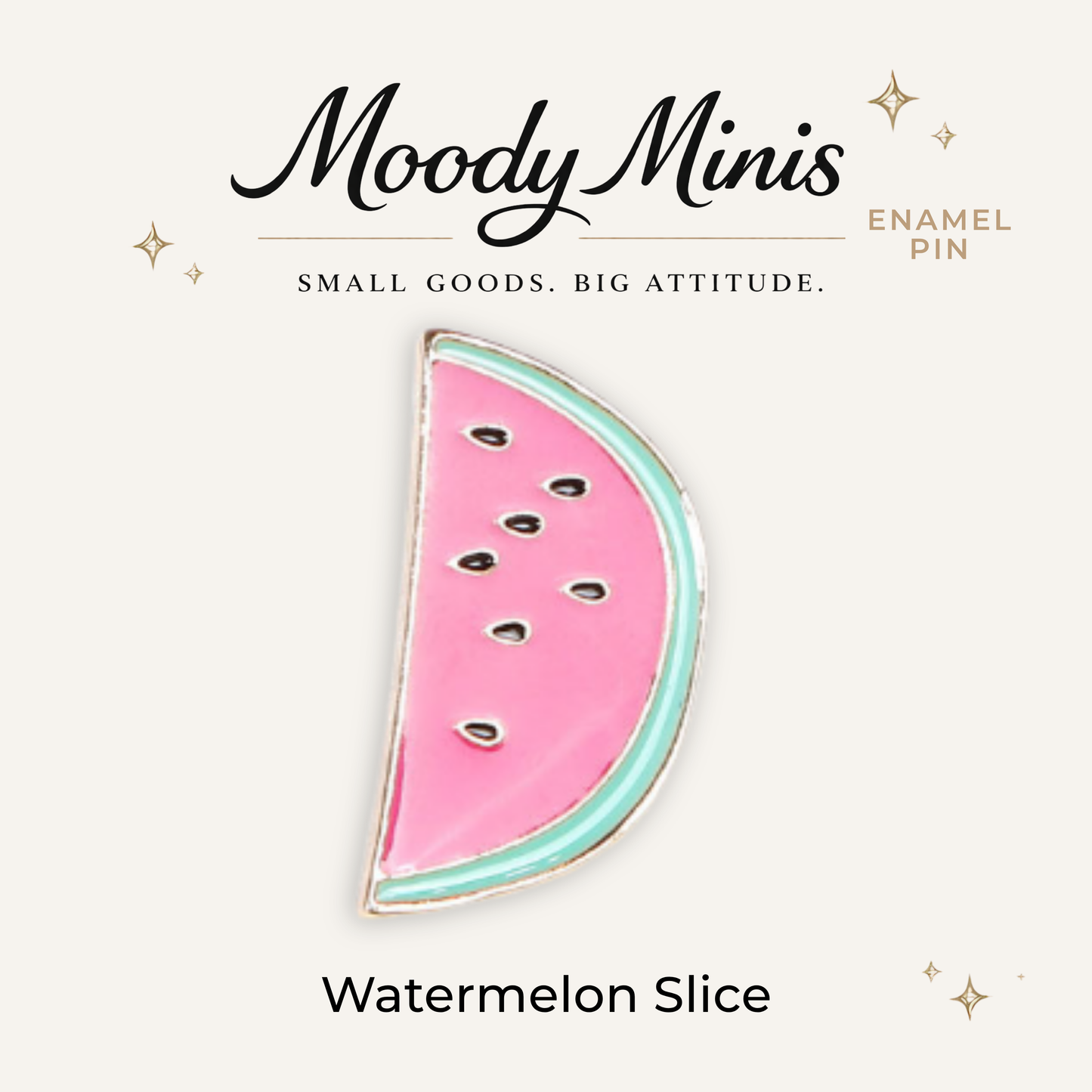 Watermelon Slice Enamel Pin