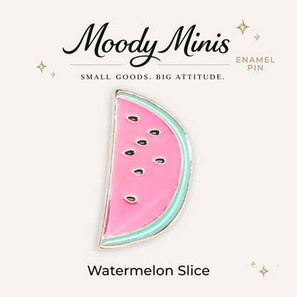 Watermelon Slice Enamel Pin