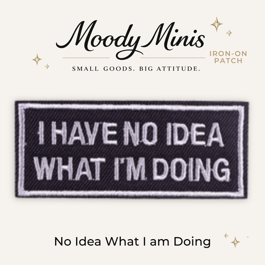 No Idea Embroidered Patch - RTS