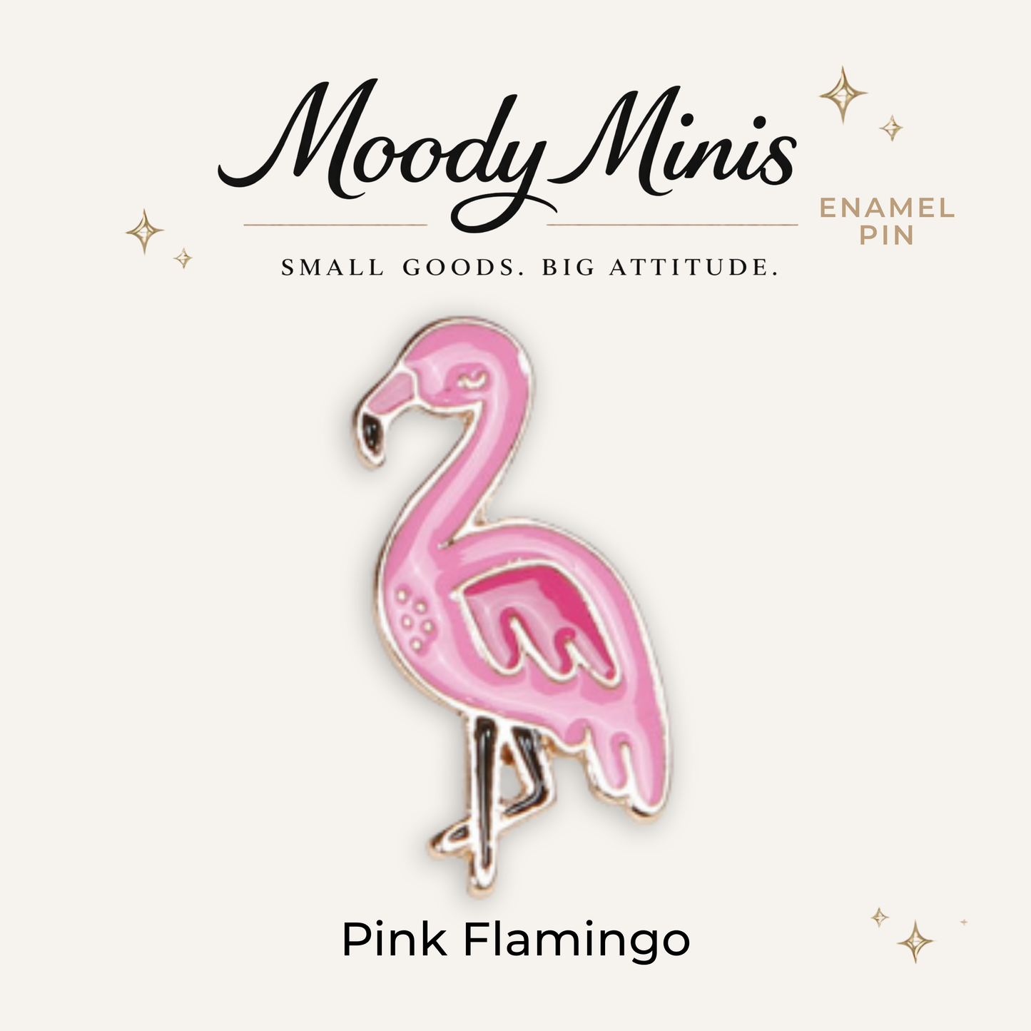 Pink Flamingo Enamel Pin