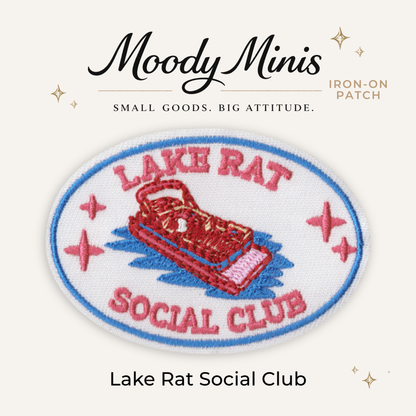 Lake Rat Social Club Embroidered Patch