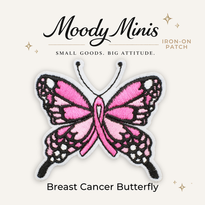 BC Butterfly Embroidered Patch- RTS