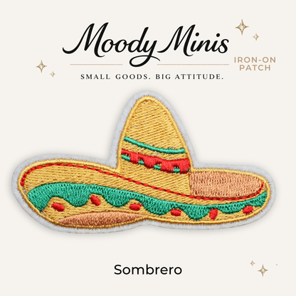 Sombrero Embroidered Patch