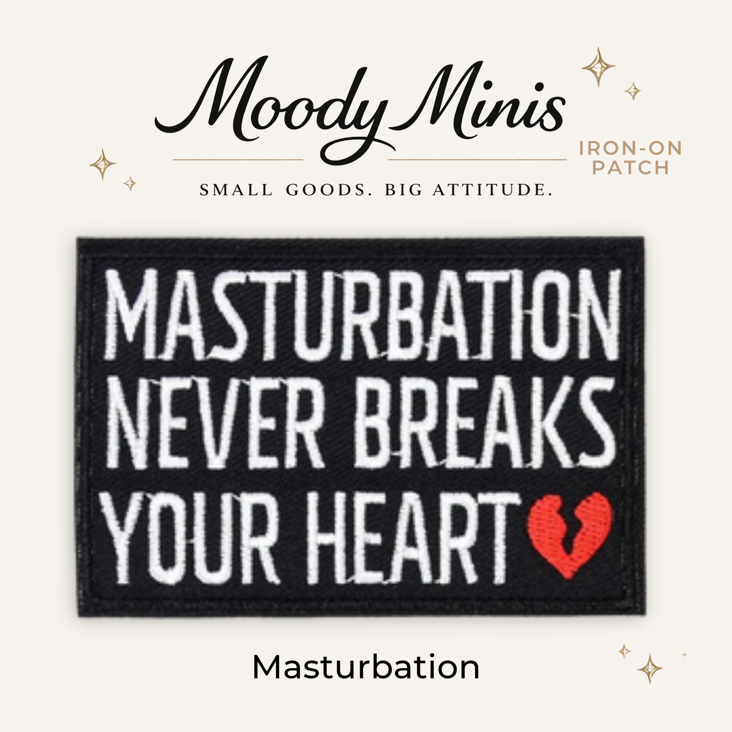 Masturbation Embroidered Patch- RTS