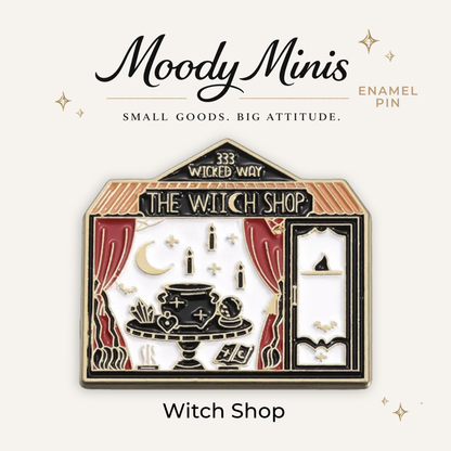 Witch Shop Enamel Pin