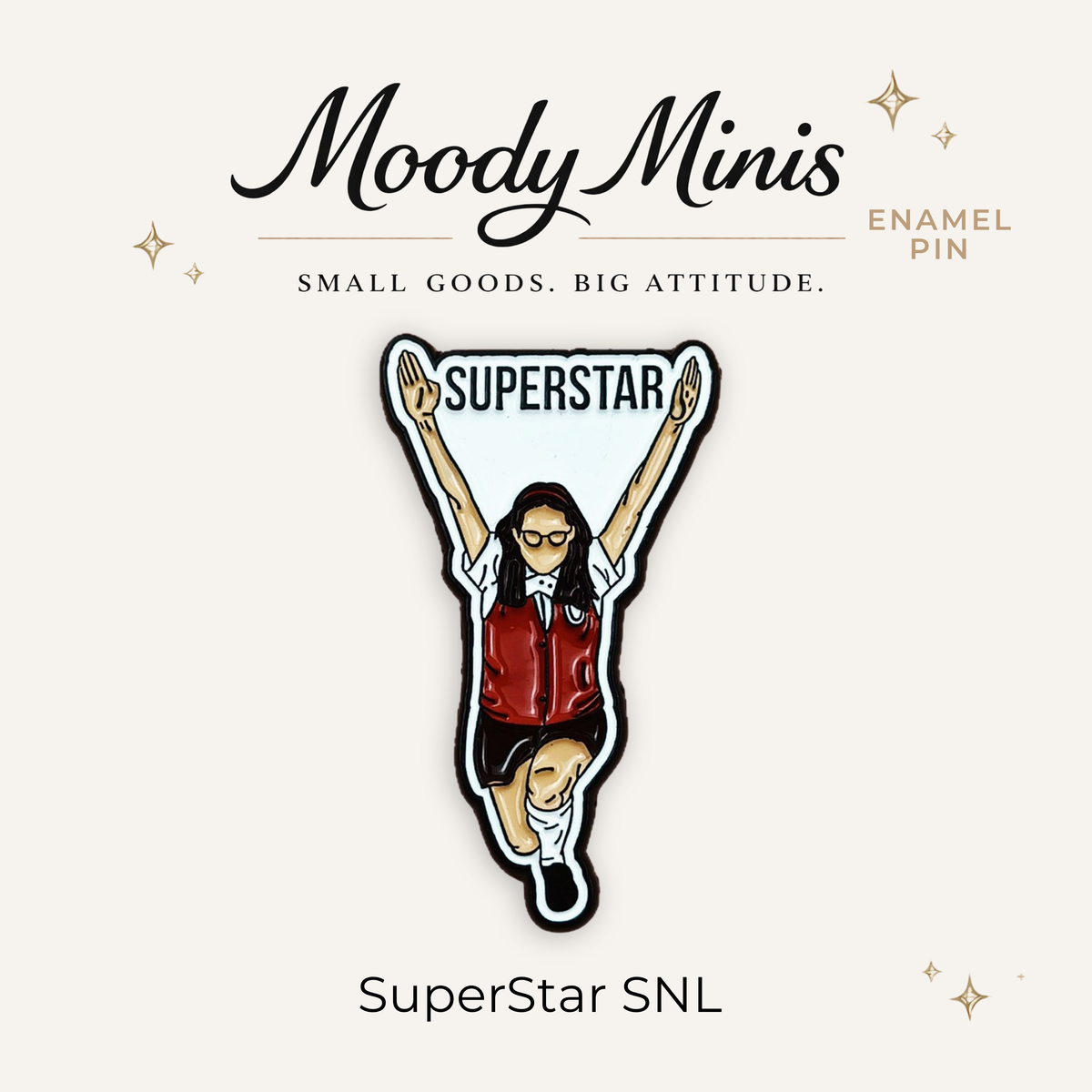 SuperStar SNL Enamel Pin