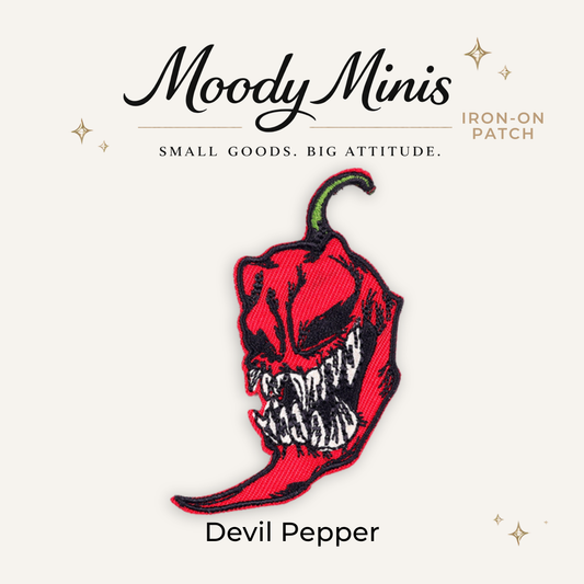 Devil Pepper Embroidered Patch