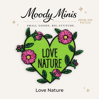 Love Nature Embroidered Patch- RTS