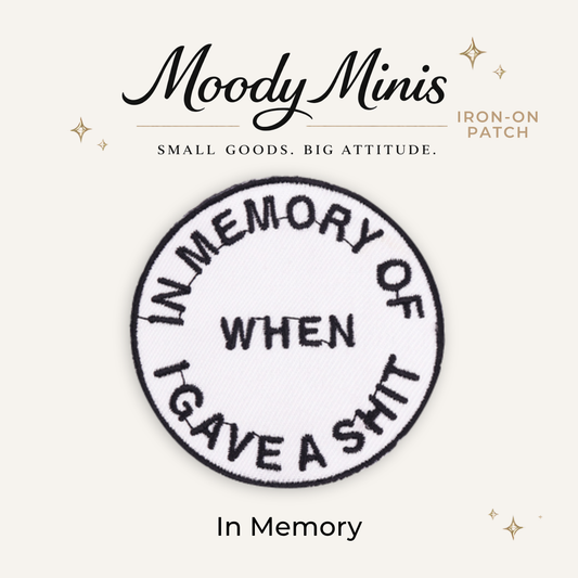 In Memory... Embroidered Patch- RTS