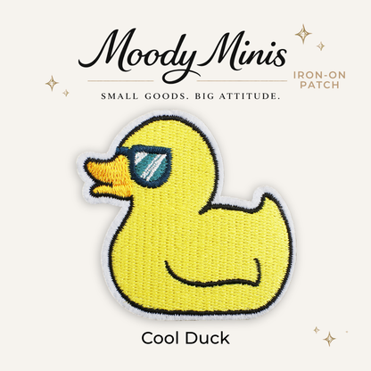 Cool Duck Embroidered Patch- RTS