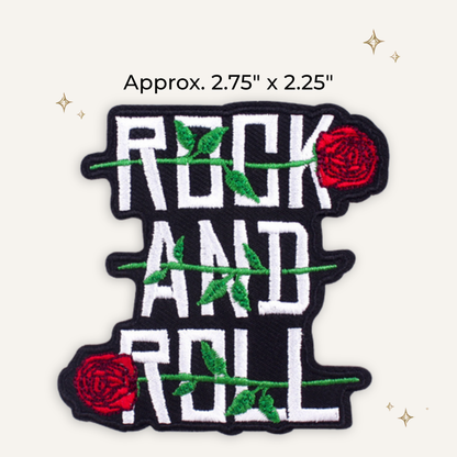 Rock N Roll Embroidered Patch
