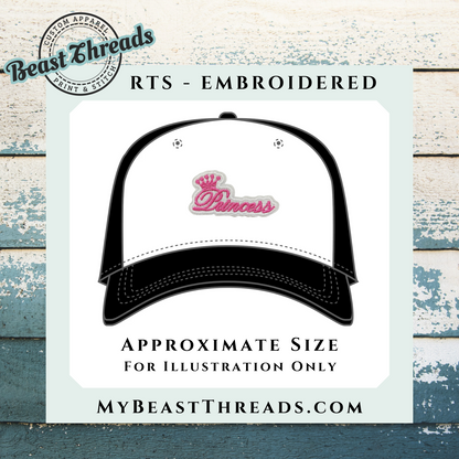 Princess Embroidered Patch- RTS
