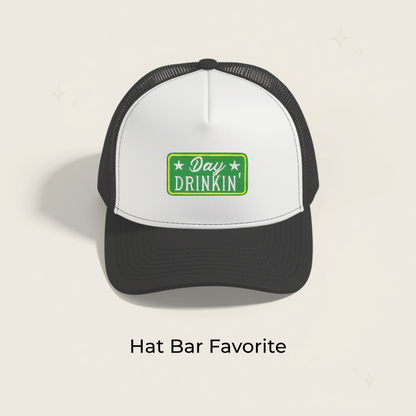 Day Drinkin' Green Embroidered Patch