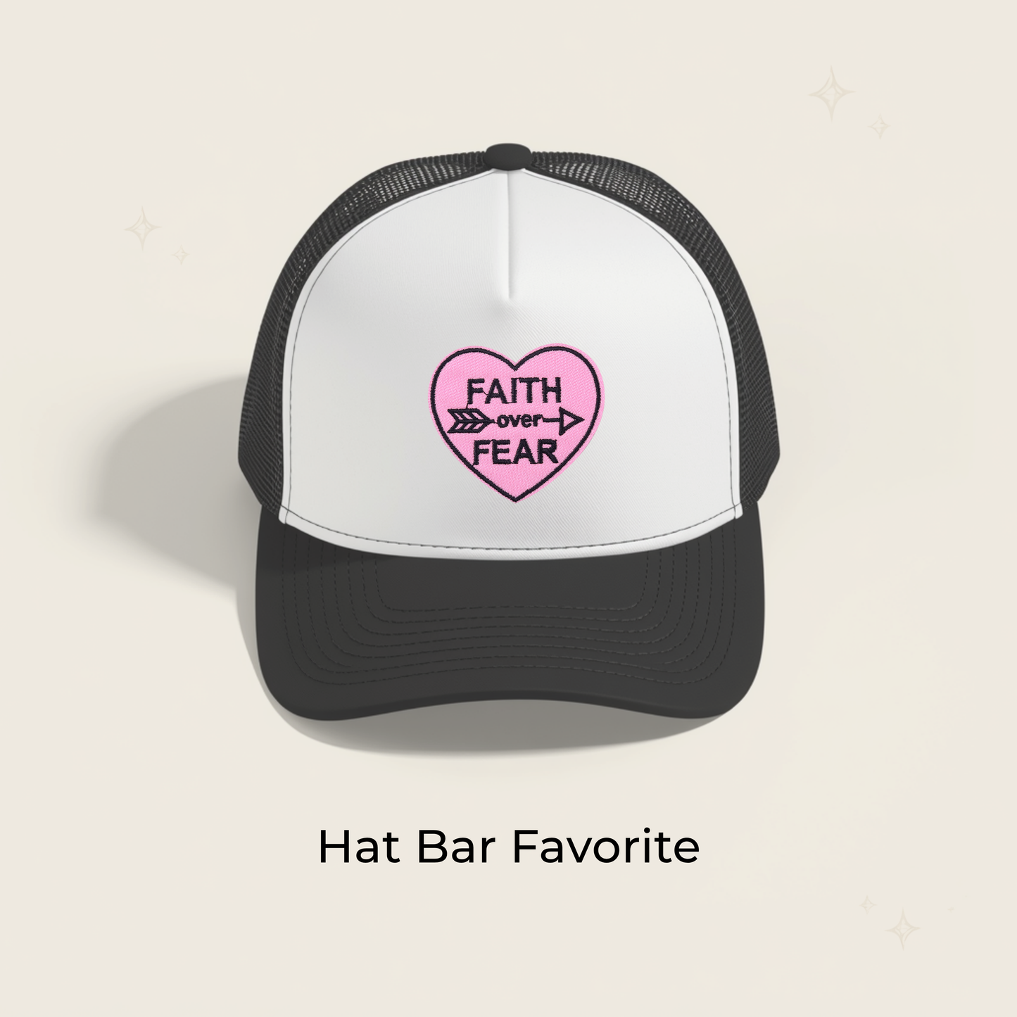 Faith Over Fear Embroidered Patch
