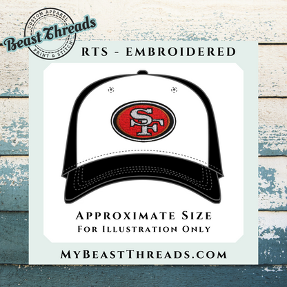 San Fran 49ers Embroidered Patch- RTS