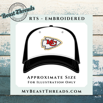 KC Chiefts Embroidered Patch- RTS