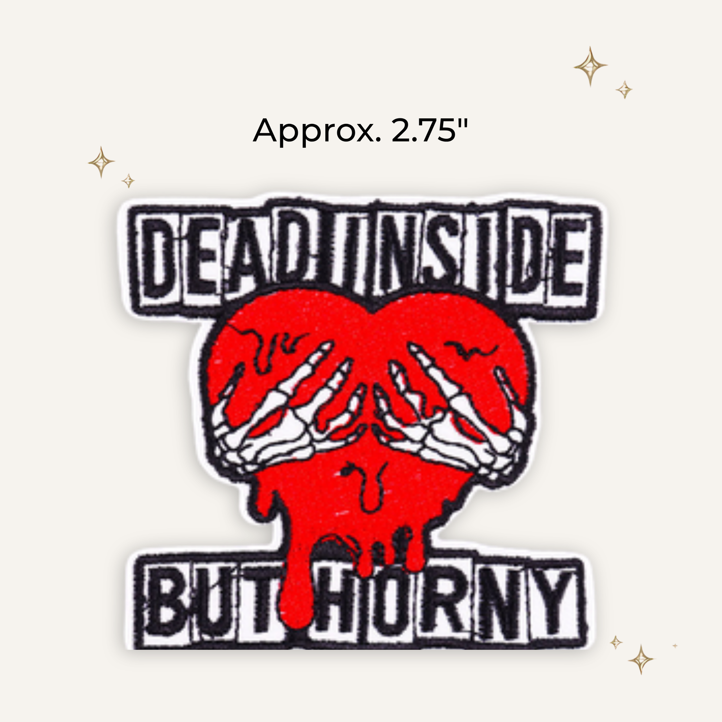 Dead Insde Embroidered Patch - RTS