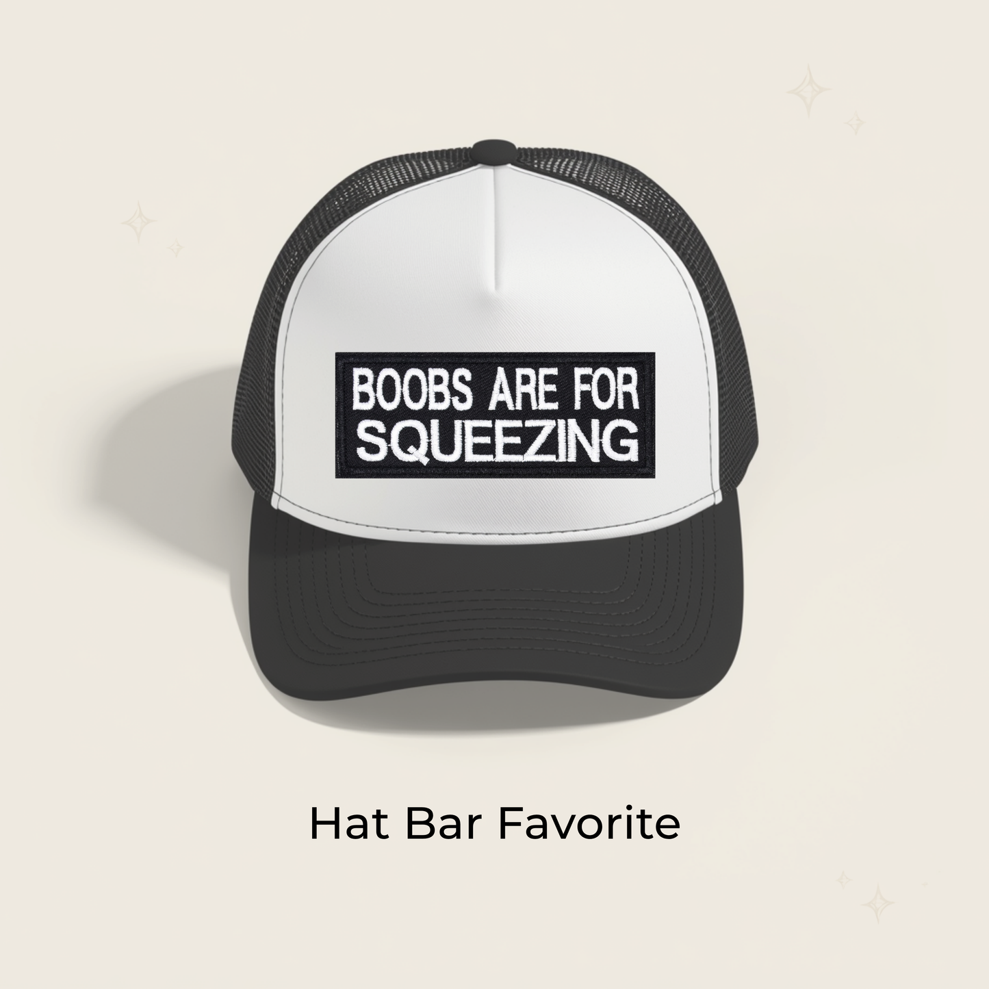Boob Squeeze Embroidered Patch- RTS