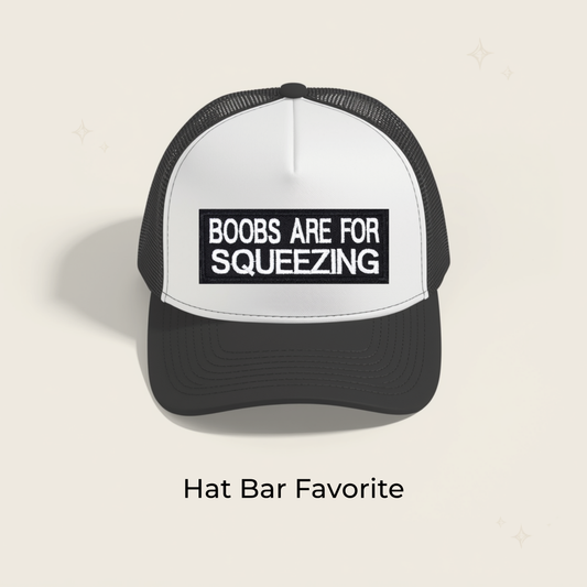 Boob Squeeze Embroidered Patch- RTS