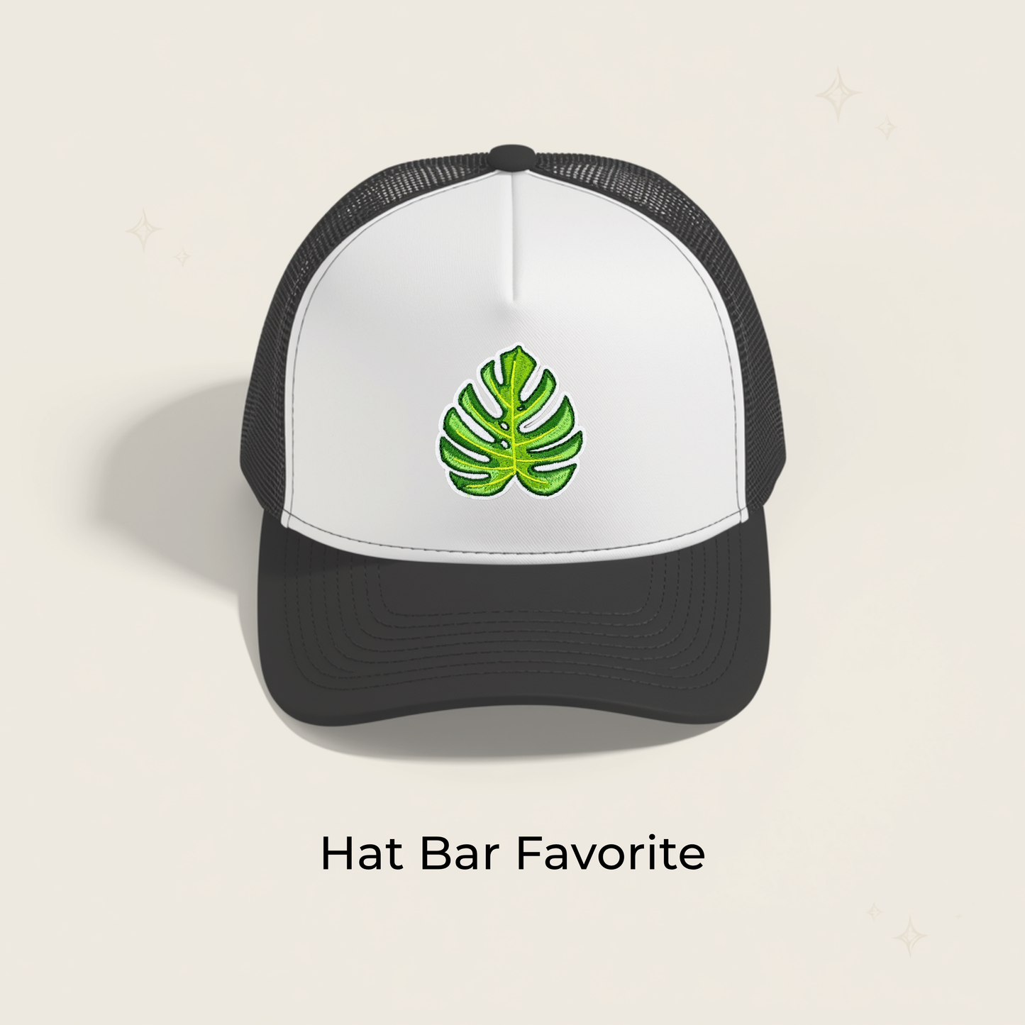 Tropical Leaf Embroidered Patch