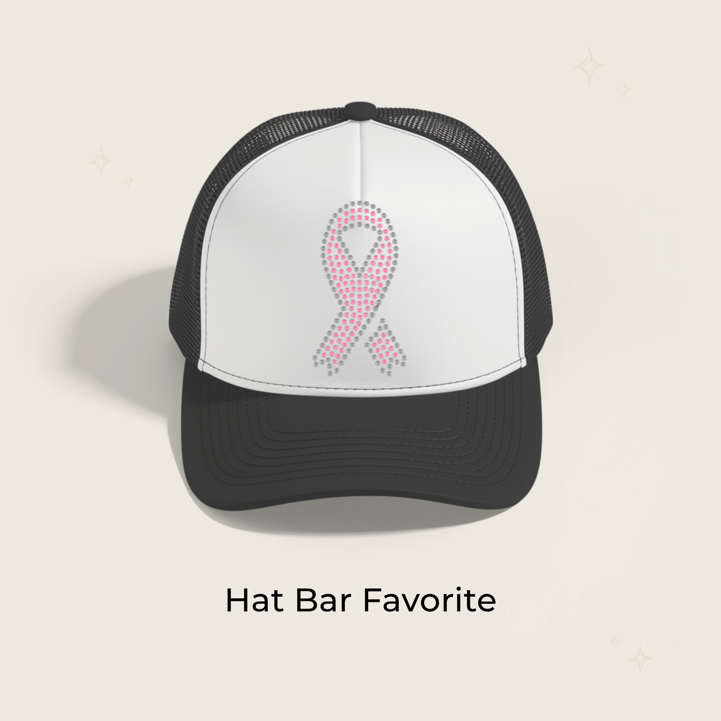 Breast Cancer Rhinestone Patch- RTS