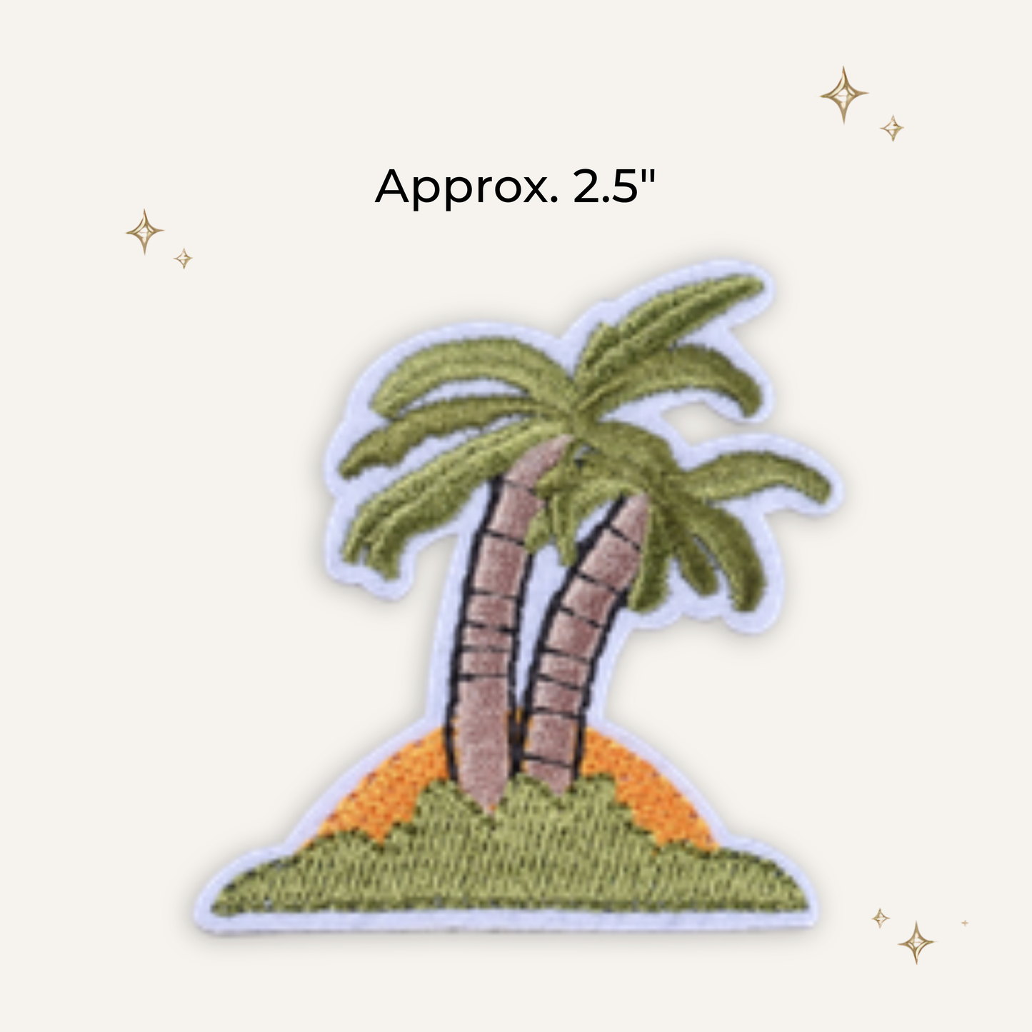 Palm Tree Embroidered Patch- RTS