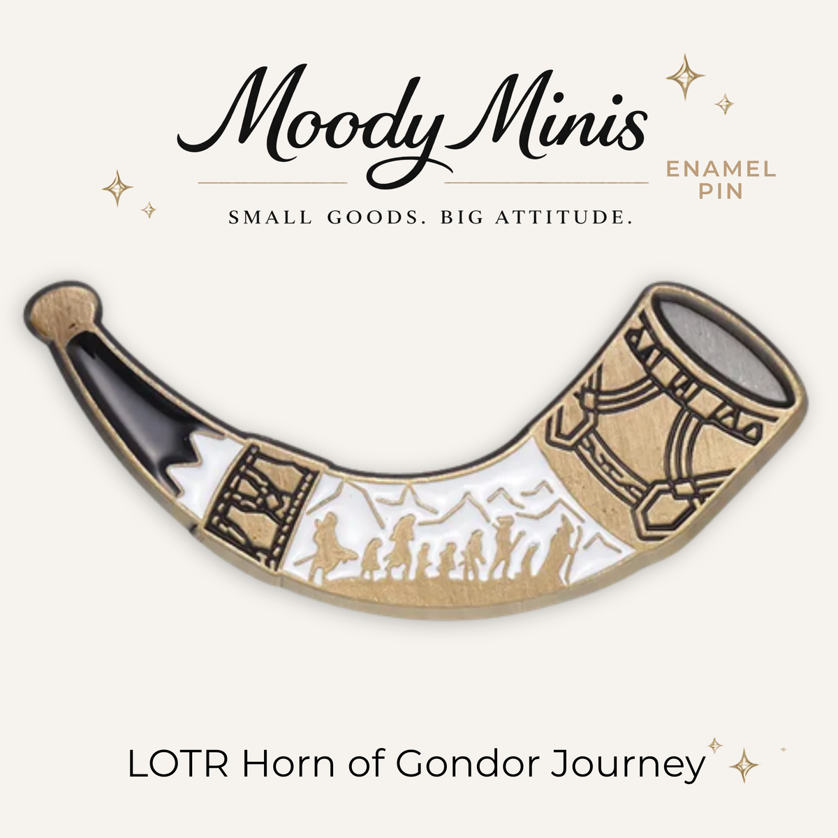 LOTR Horn of Gondor Journey Enamel Pin