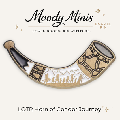 LOTR Horn of Gondor Journey Enamel Pin