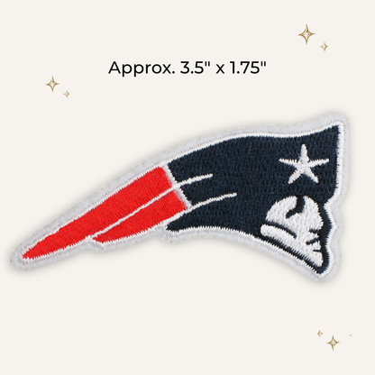 NE Patriots Embroidered Patch- RTS