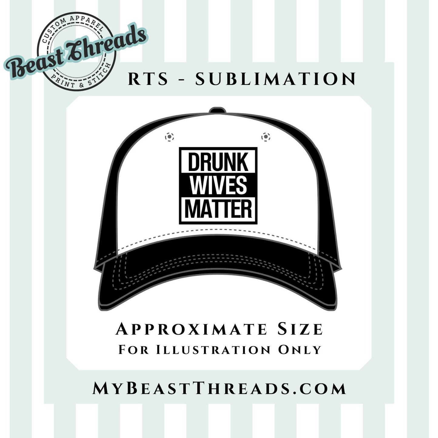 Drunk Wives Matter Sublimation Transfer - RTS