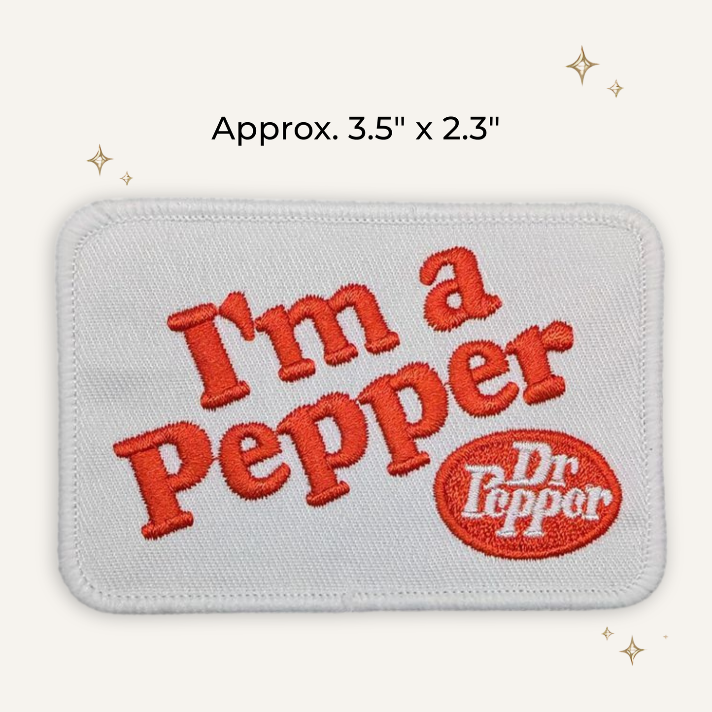 I'm a Pepper Embroidered Patch- RTS