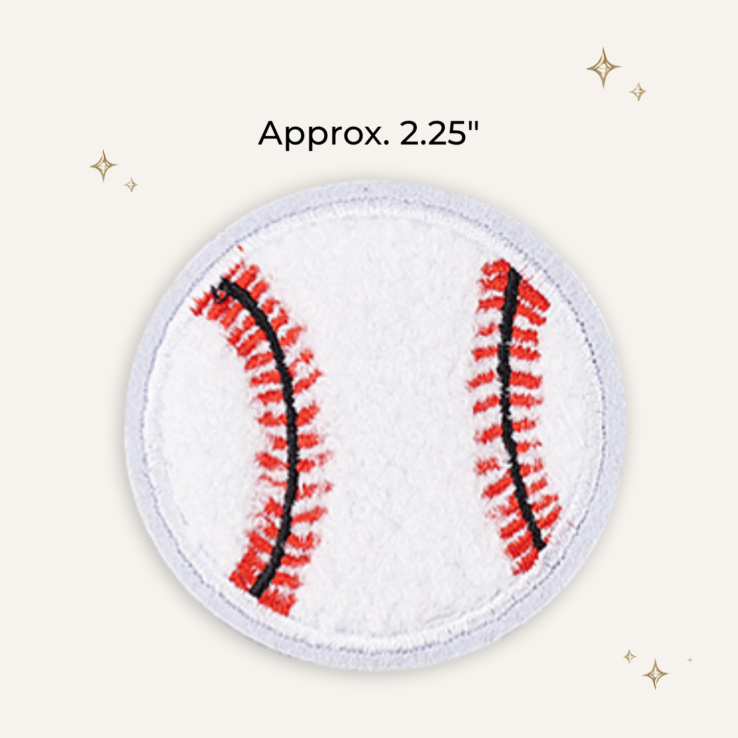 Baseball Embroidered Patch - RTS