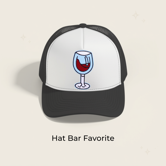 Red Wine Embroidered Patch- RTS