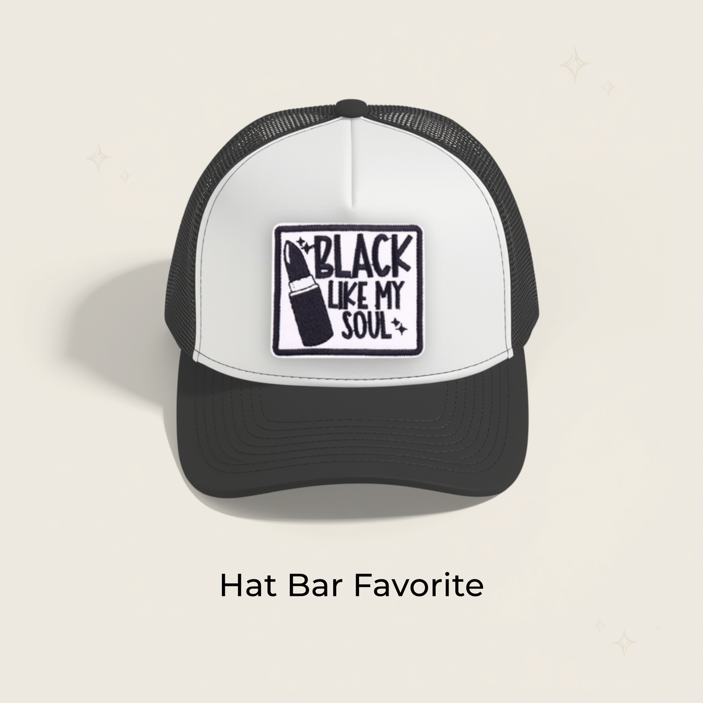 Black Soul Embroidered Patch- RTS