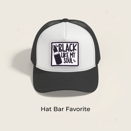 Black Soul Embroidered Patch- RTS