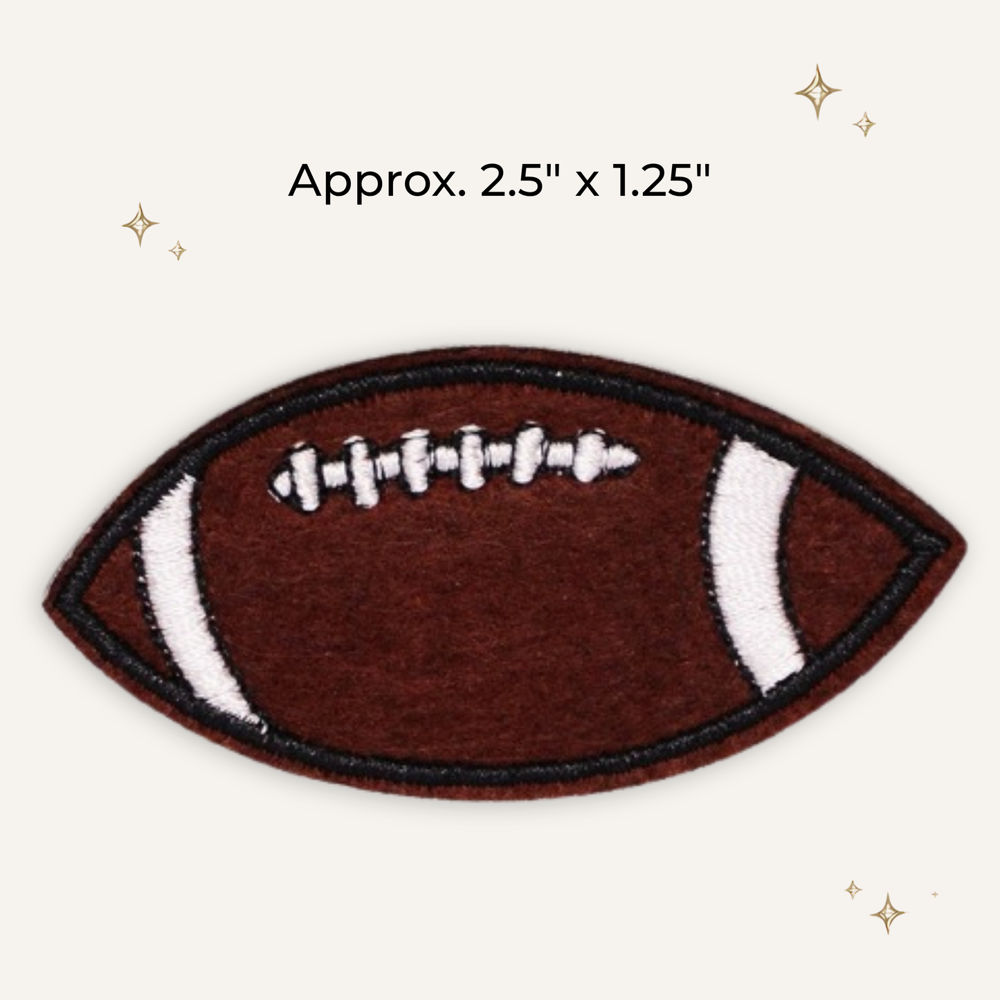 Football Embroidered Patch - RTS