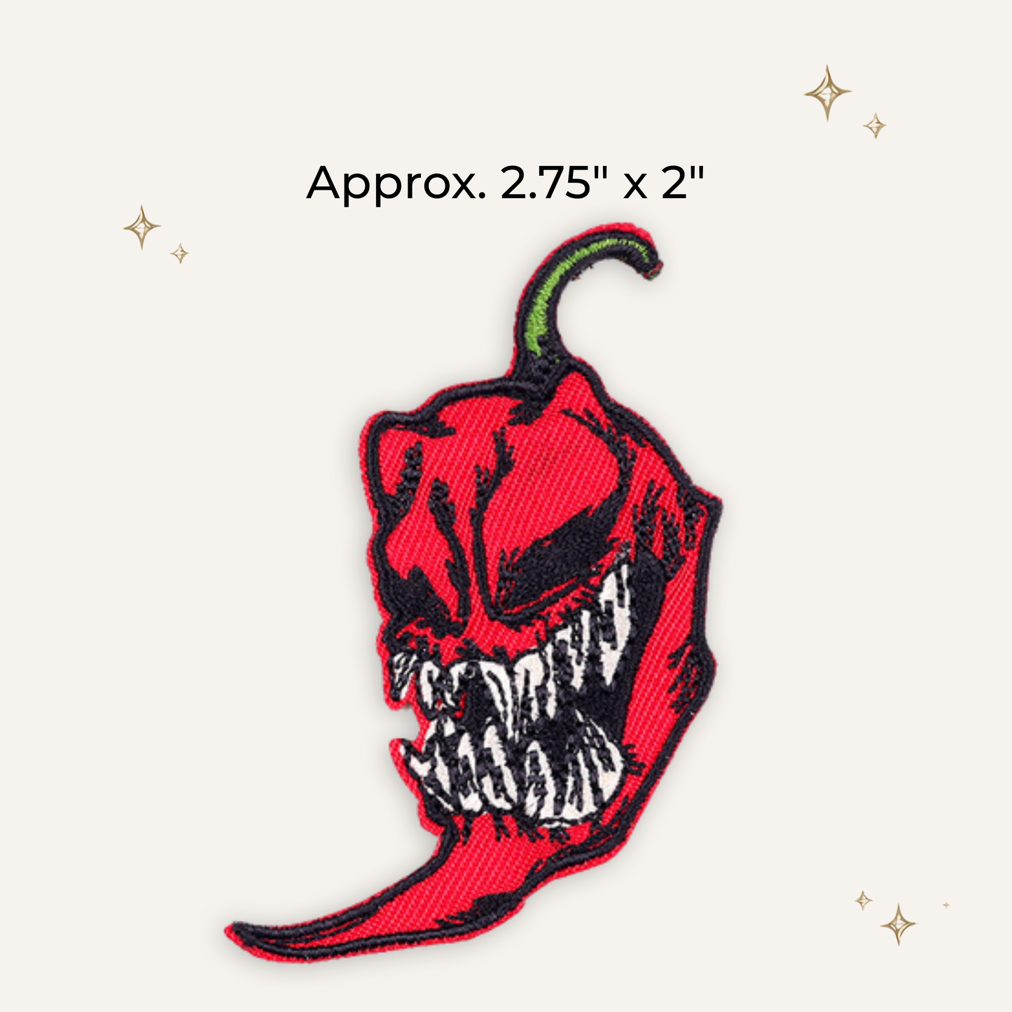 Devil Pepper Embroidered Patch